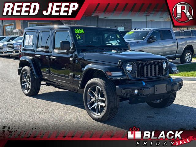 used 2024 Jeep Wrangler 4xe car, priced at $33,900