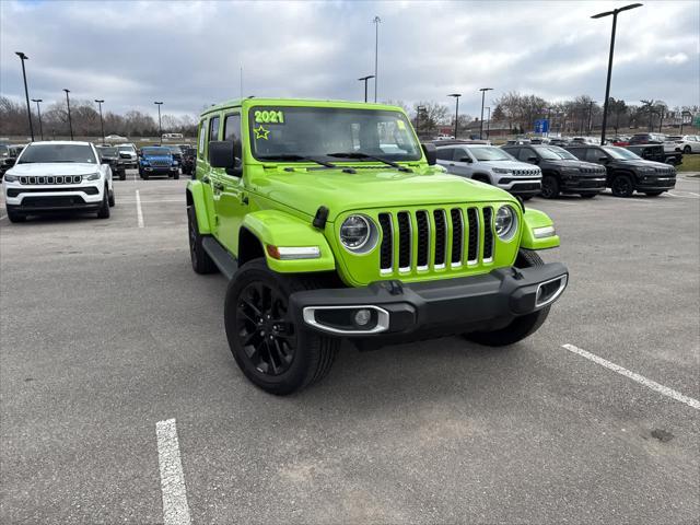 used 2021 Jeep Wrangler Unlimited car, priced at $26,549