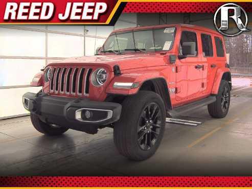 used 2021 Jeep Wrangler Unlimited 4xe car, priced at $30,582