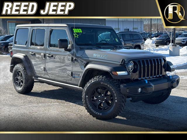 used 2023 Jeep Wrangler 4xe car, priced at $31,990