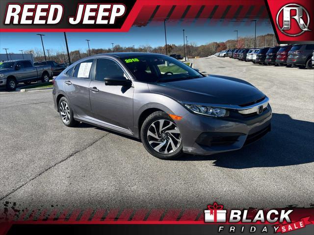 used 2018 Honda Civic car, priced at $14,995