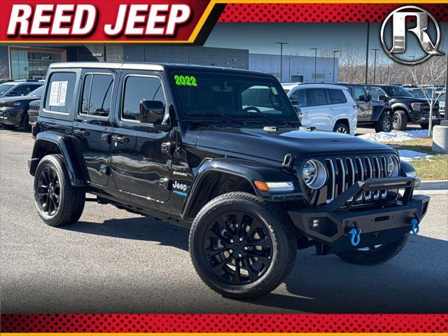 used 2022 Jeep Wrangler Unlimited 4xe car, priced at $29,879