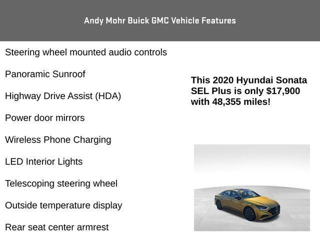 used 2020 Hyundai Sonata car, priced at $17,900