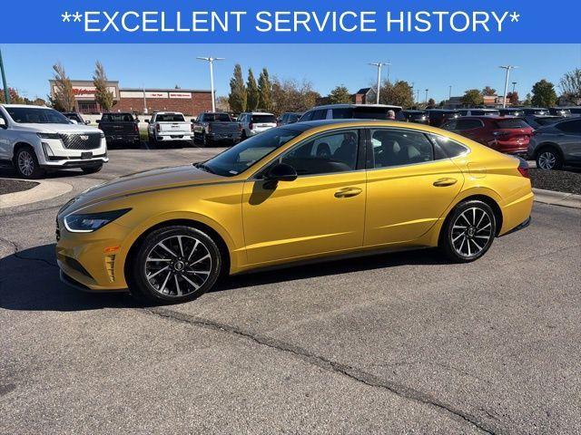 used 2020 Hyundai Sonata car, priced at $17,637