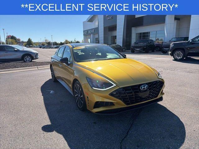 used 2020 Hyundai Sonata car, priced at $17,637