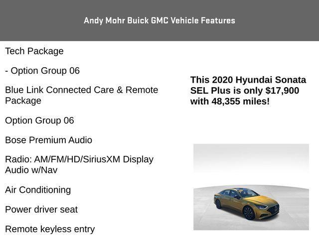 used 2020 Hyundai Sonata car, priced at $17,900