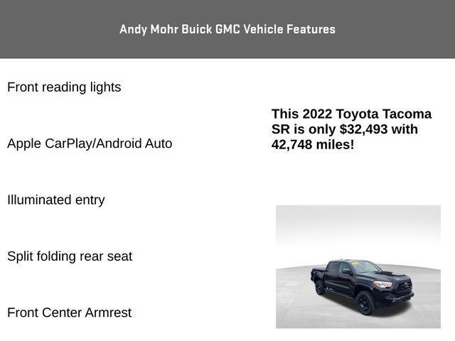 used 2022 Toyota Tacoma car, priced at $32,493
