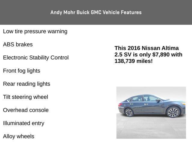 used 2016 Nissan Altima car, priced at $7,890