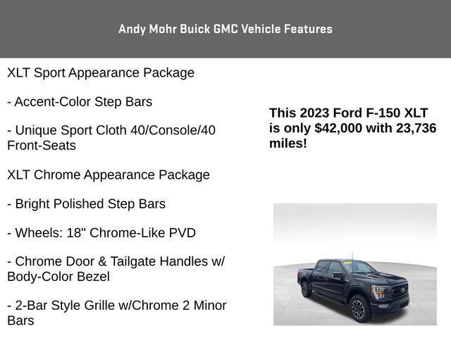 used 2023 Ford F-150 car, priced at $42,000