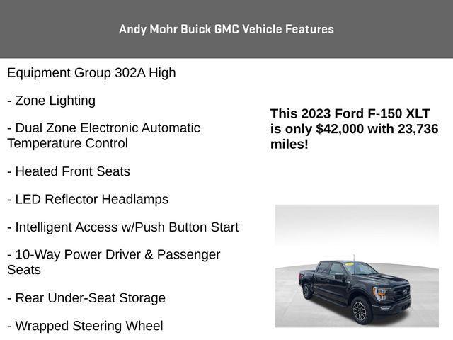 used 2023 Ford F-150 car, priced at $42,000