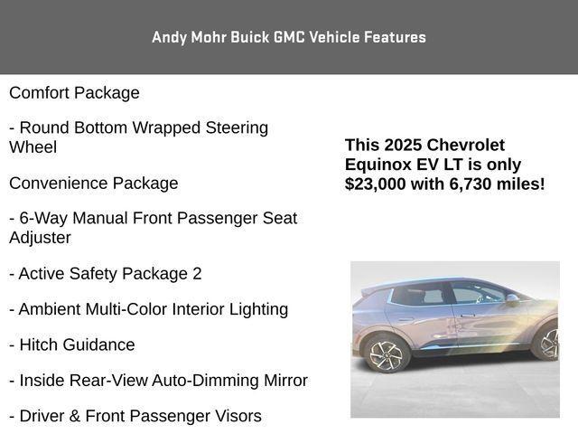 used 2025 Chevrolet Equinox EV car, priced at $21,000