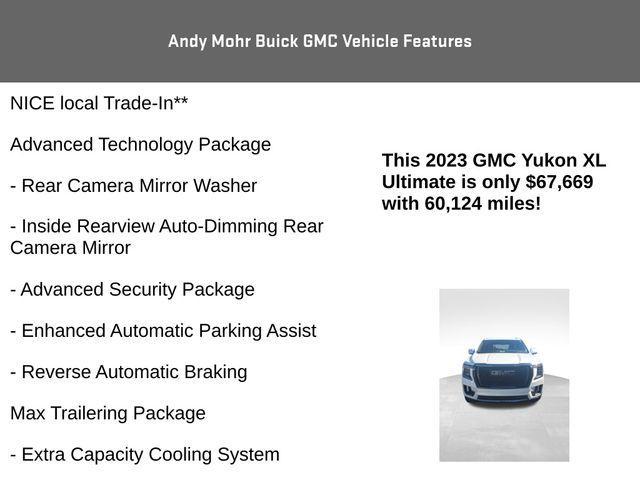 used 2023 GMC Yukon XL car, priced at $68,600