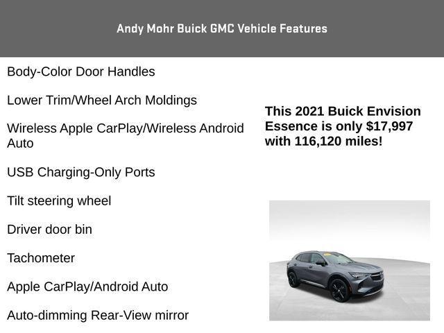 used 2021 Buick Envision car, priced at $17,997
