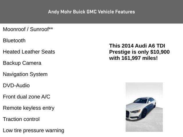 used 2014 Audi A6 car, priced at $9,200
