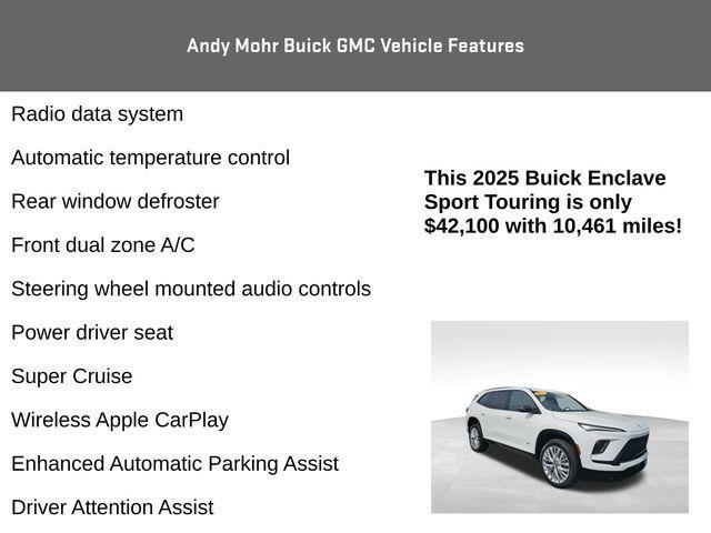 used 2025 Buick Enclave car, priced at $42,100