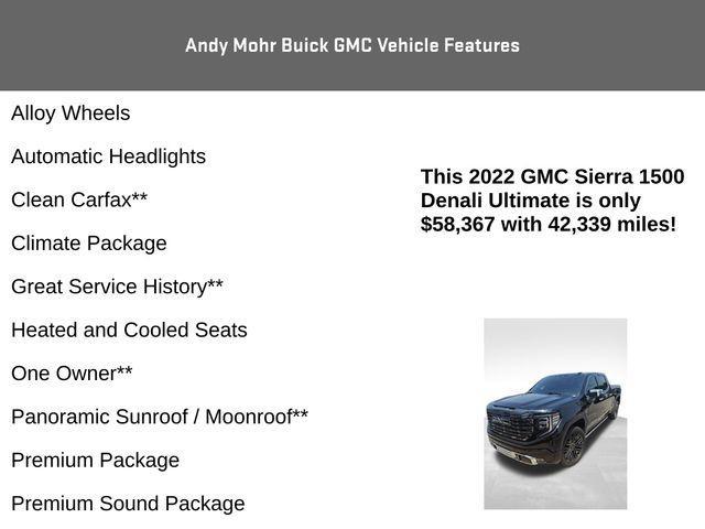 used 2022 GMC Sierra 1500 car, priced at $58,256