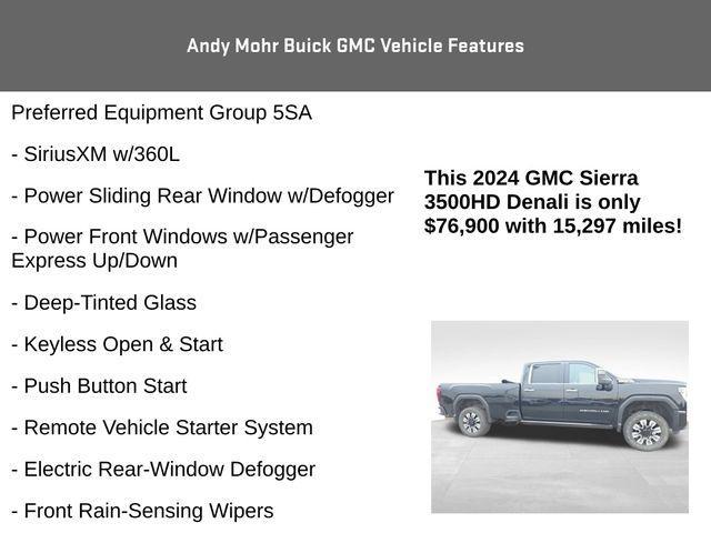 used 2024 GMC Sierra 3500 car, priced at $76,900