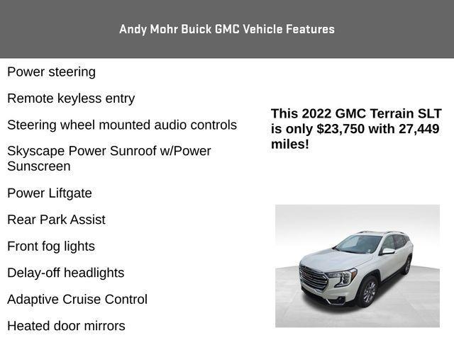 used 2022 GMC Terrain car, priced at $22,600
