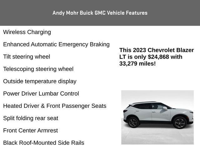 used 2023 Chevrolet Blazer car, priced at $24,868