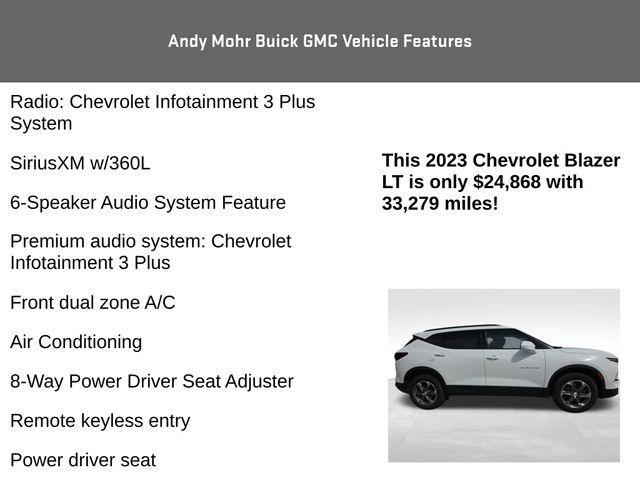 used 2023 Chevrolet Blazer car, priced at $24,868