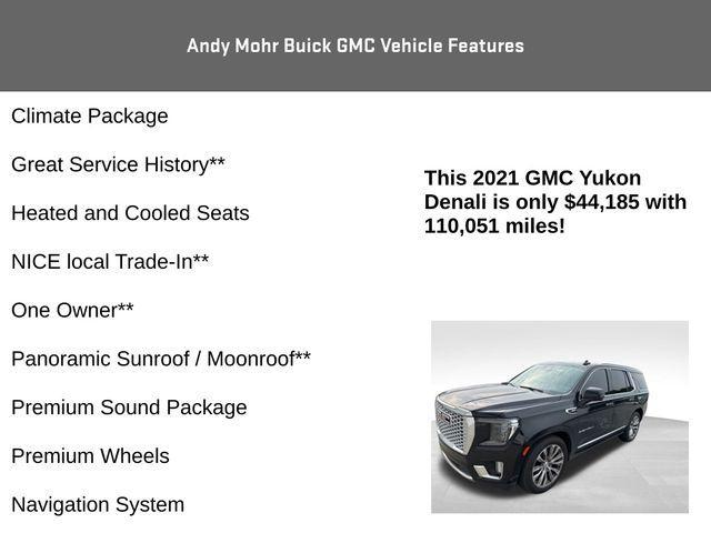 used 2021 GMC Yukon car, priced at $44,185