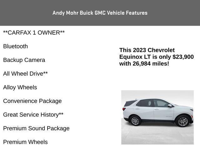 used 2023 Chevrolet Equinox car, priced at $23,900