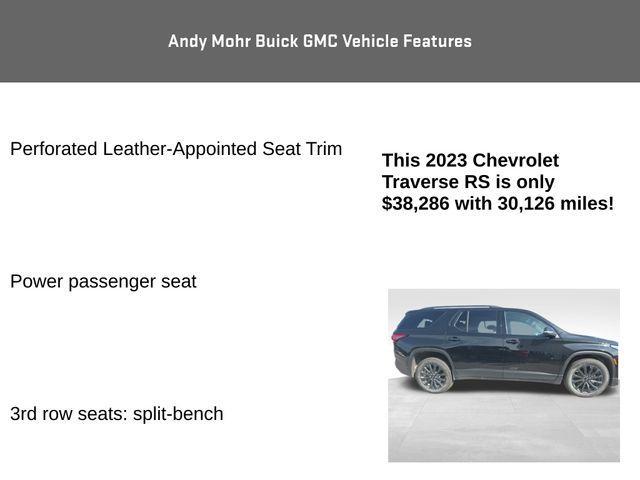used 2023 Chevrolet Traverse car, priced at $38,286
