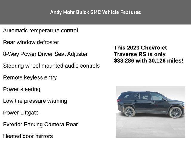 used 2023 Chevrolet Traverse car, priced at $38,286