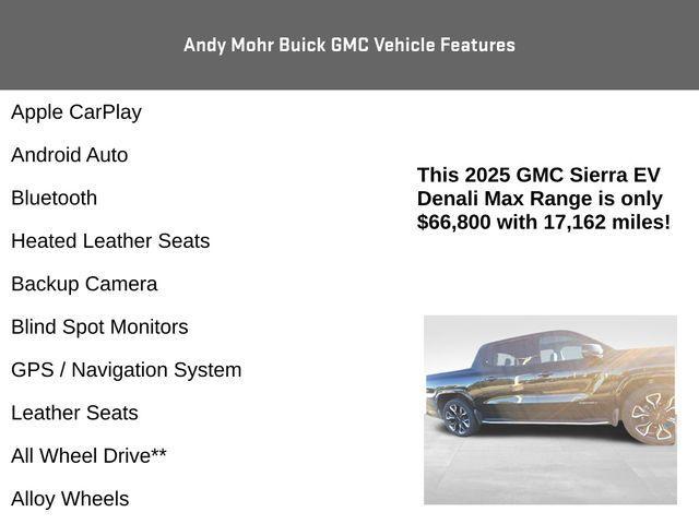 used 2025 GMC Sierra EV car, priced at $66,250