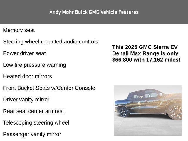 used 2025 GMC Sierra EV car, priced at $66,250