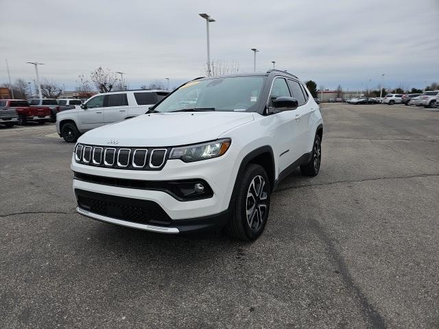 used 2022 Jeep Compass car, priced at $22,500