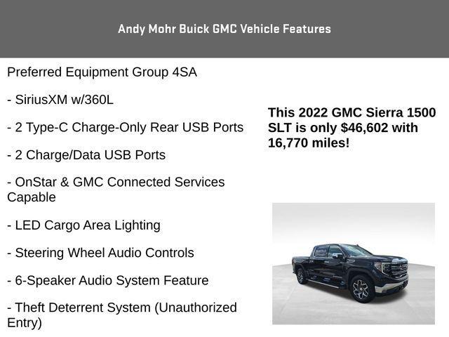 used 2022 GMC Sierra 1500 car, priced at $46,602