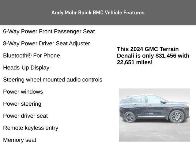 used 2024 GMC Terrain car, priced at $31,456