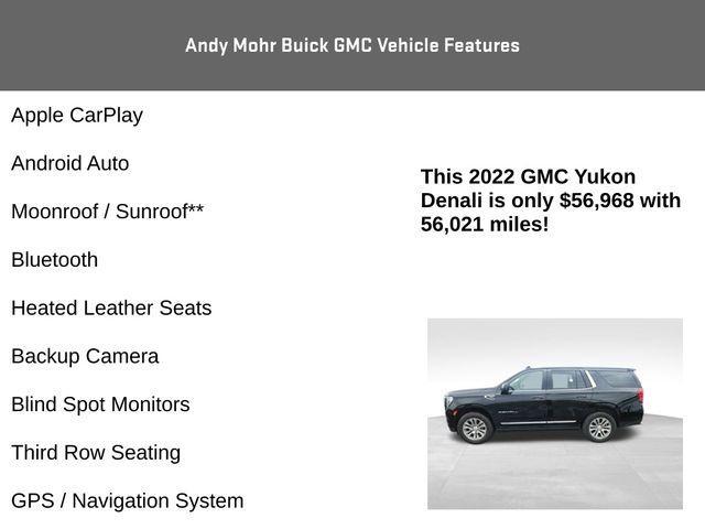 used 2022 GMC Yukon car, priced at $55,900