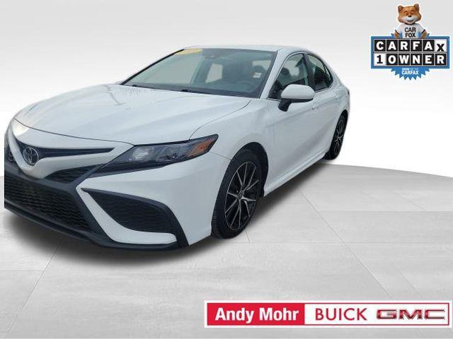 used 2021 Toyota Camry car, priced at $19,552