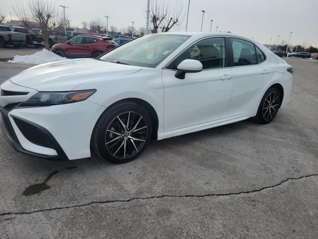 used 2021 Toyota Camry car, priced at $20,953