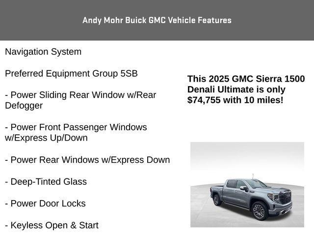 new 2025 GMC Sierra 1500 car, priced at $74,755