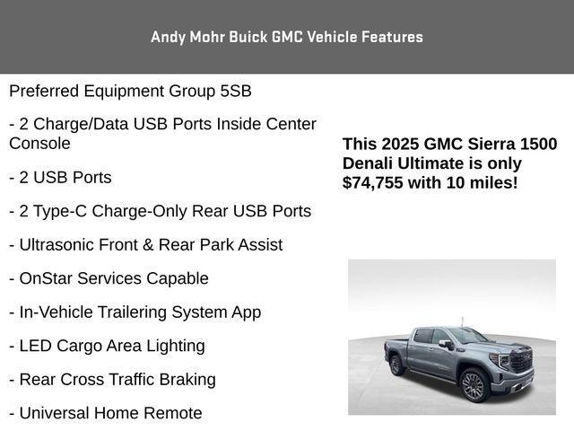 new 2025 GMC Sierra 1500 car, priced at $74,755