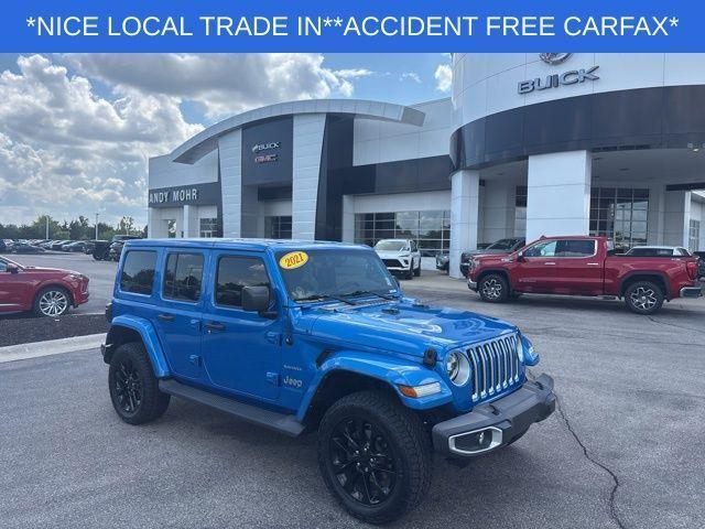 used 2021 Jeep Wrangler Unlimited 4xe car, priced at $28,500