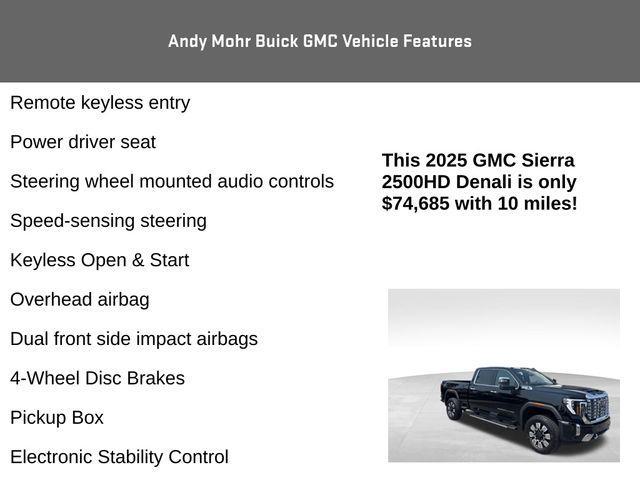 new 2025 GMC Sierra 2500 car, priced at $74,685