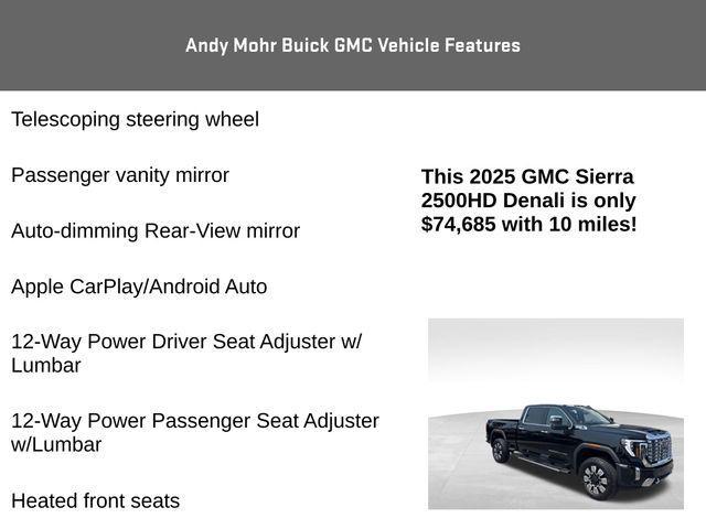 new 2025 GMC Sierra 2500 car, priced at $74,685