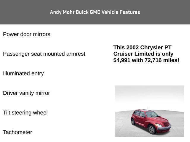 used 2002 Chrysler PT Cruiser car, priced at $4,991