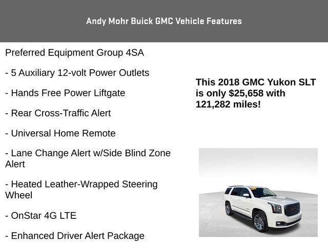 used 2018 GMC Yukon car, priced at $25,658