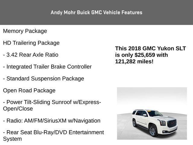 used 2018 GMC Yukon car, priced at $25,659