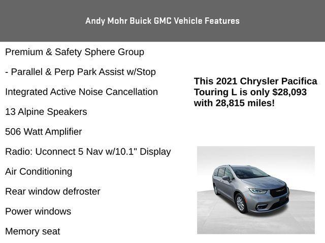 used 2021 Chrysler Pacifica car, priced at $28,093