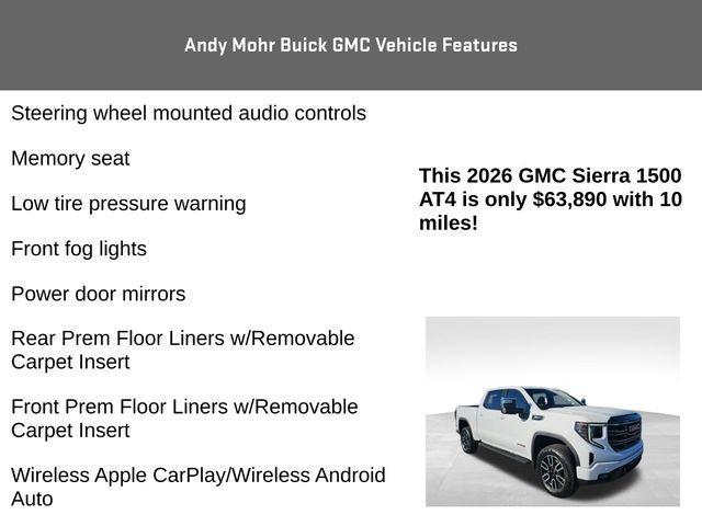new 2026 GMC Sierra 1500 car, priced at $63,890