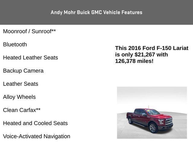 used 2016 Ford F-150 car, priced at $21,267