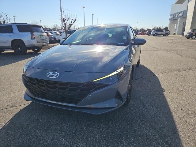 used 2021 Hyundai Elantra car, priced at $16,100