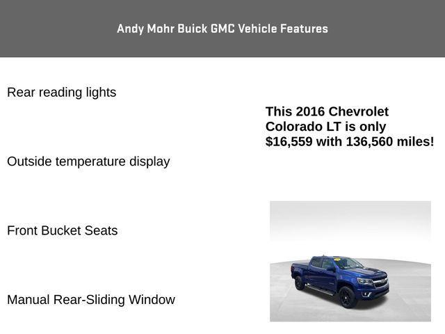 used 2016 Chevrolet Colorado car, priced at $16,559