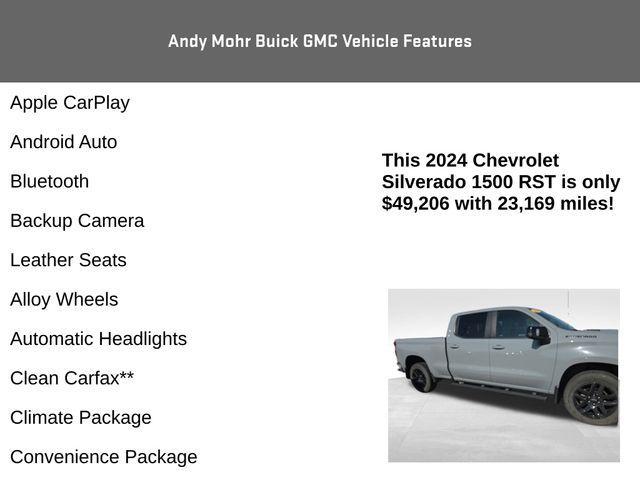 used 2024 Chevrolet Silverado 1500 car, priced at $49,206